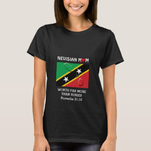 Camiseta NEVIS MOM vale mais do que Rubies PROV 31 Black
