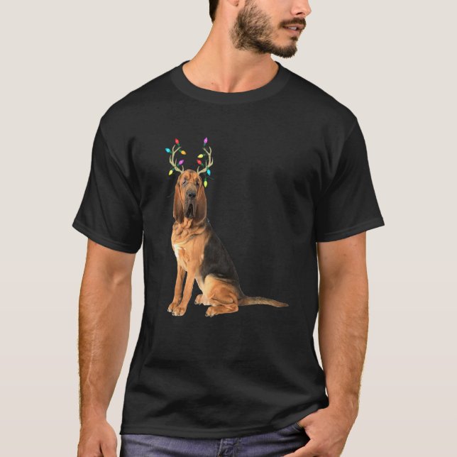 Camiseta Névoa de Sanguhound, Cão de Natal (Frente)