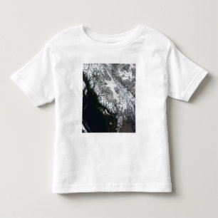 Camiseta Névoa e neve no Columbia Britânica