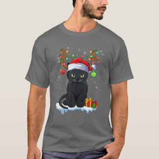 Camiseta Névoa Negra Natal Antlers Engraçados Xmas Ca