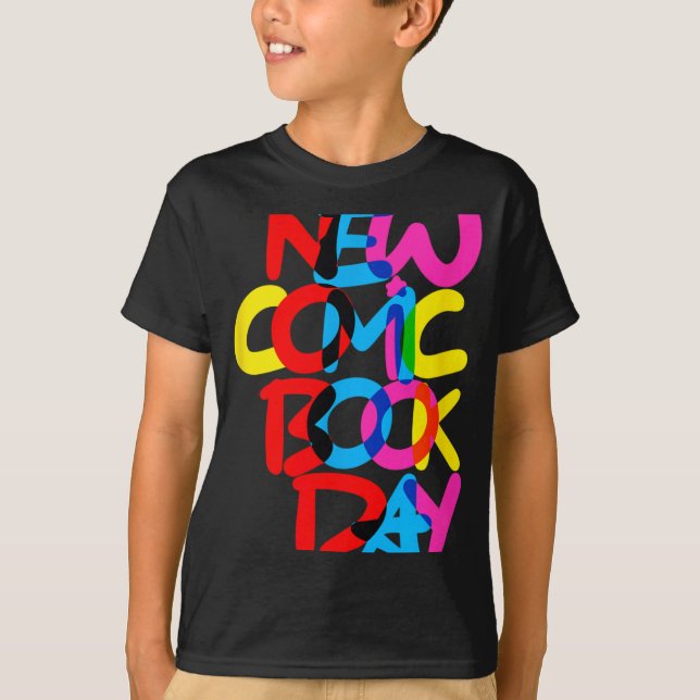 Camiseta New Comic Book Day (overlap)  (Frente)
