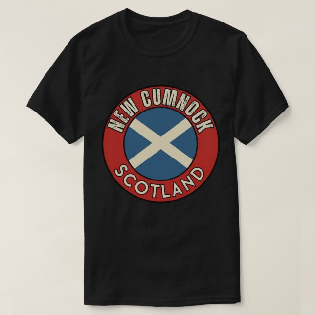Camiseta New Cumnock, Escócia (Frente do Design)