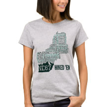 New England 67 Camisa-T-mulher caminhada