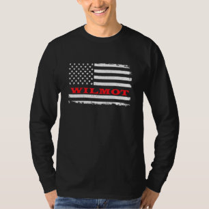 Camiseta New Hampshire American Flag Wilmot Usa Patriotic S