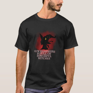 Camiseta New Hampshire É Cheio De Bruxas Poderosas Engraçad