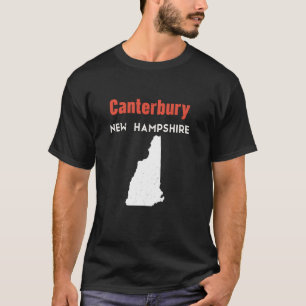 Camiseta New Hampshire EUA State America Viagem Canterbury