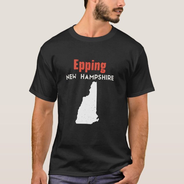 Camiseta New Hampshire EUA State America Viagem Eping (Frente)
