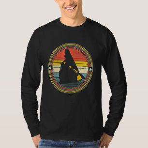 Camiseta New Hampshire Hawaii Roots Origine State Map Retro