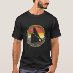 Camiseta New Hampshire Hawaii Roots Origine State Map Retro