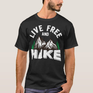 Camiseta New Hampshire Live Free And Hike Gift, NH Hiking