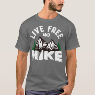 Camiseta New Hampshire Live Free E Hike Gift NH Hiking