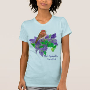 Camiseta New Hampshire State Bird Purple Finch