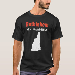 Camiseta New Hampshire Usa State America Viagem Bethlehem