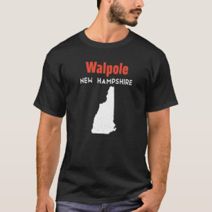 Camiseta New Hampshire Usa State America Viagem Walpole