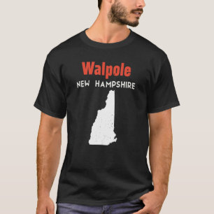 Camiseta New Hampshire Usa State America Viagem Walpole