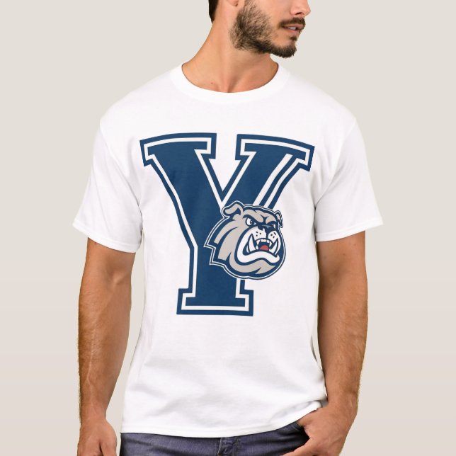 Camiseta New Haven Bulldog Emblem - Classic College Style (Frente)