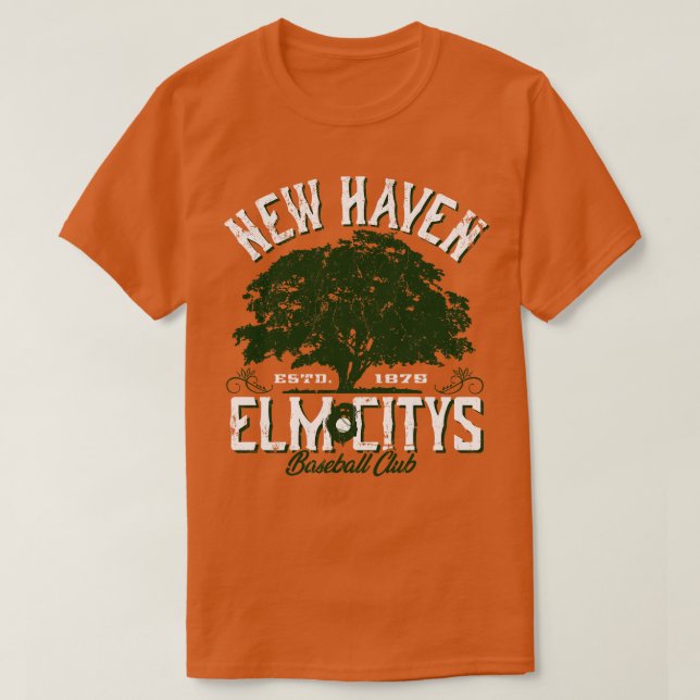 Camiseta New Haven Elm Citys (Frente do Design)
