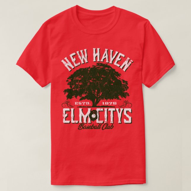 Camiseta New Haven Elm Citys (Frente do Design)