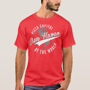 Camiseta New Haven Pizza Capital do Connecticut Mundial