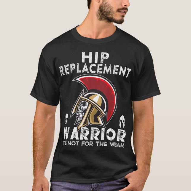 Camiseta New Hip Replacement Men Women Warrior Awareness Gi (Frente)