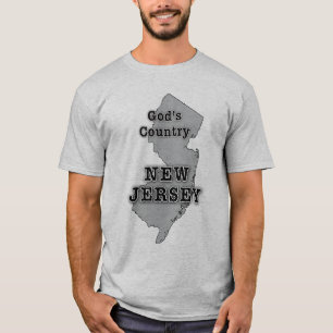 Camiseta New-jersey é o PAÍS do DEUS