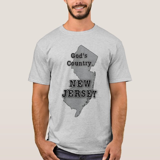 Camiseta New-jersey é o PAÍS do DEUS (Frente)
