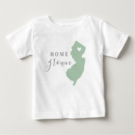 Camiseta New Jersey Home Grown | Mapa de Estado de Cores Ed