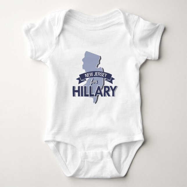 CAMISETA NEW-JERSEY PARA HILLARY (Frente)