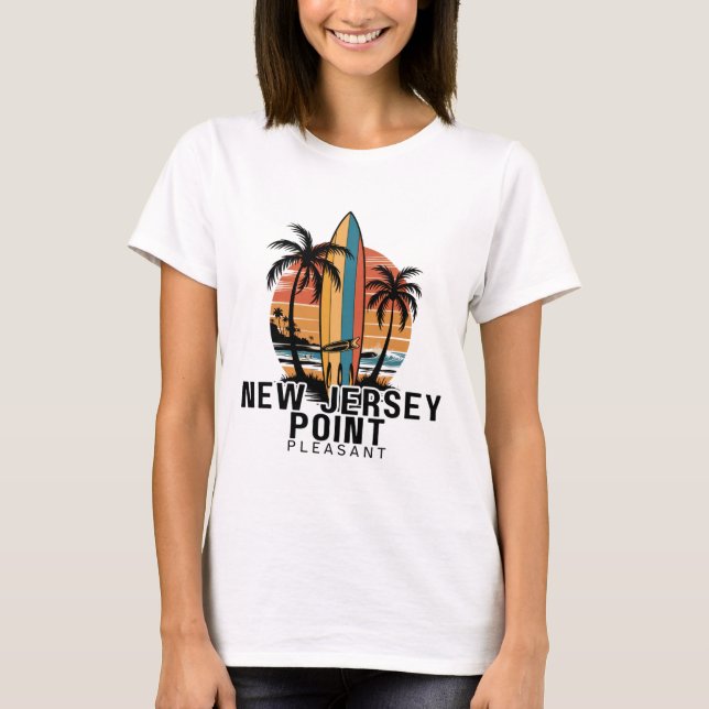 Camiseta New Jersey Point Pleasant Surfing Surfer _1  (Frente)