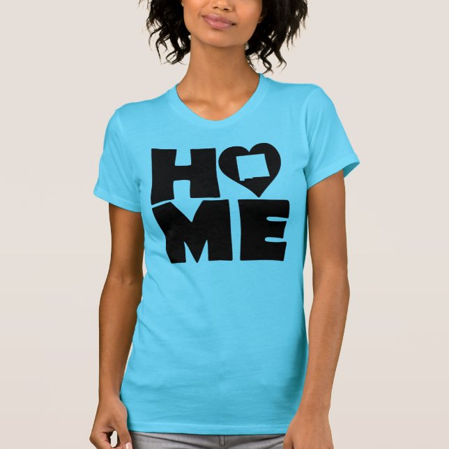 Camiseta New Mexico Home Heart State Tees (Frente)