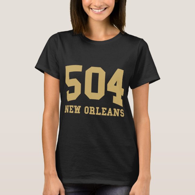 Camiseta New Orleans Area Code 504 - Hometown Pride - Clic  (Frente)