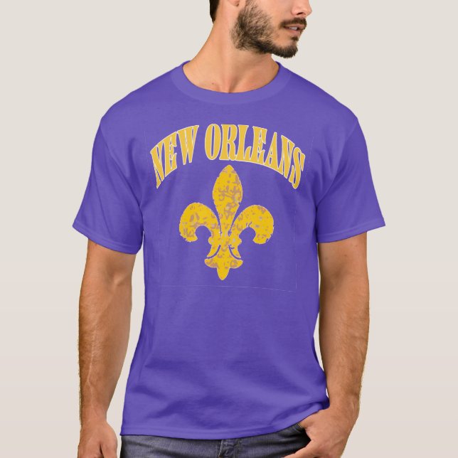 Camiseta New Orleans Fleur De Lis (Frente)