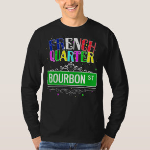 Camiseta New Orleans French Quarter Bourbon Street Mar Lega