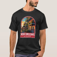 New Orleans Louisiana Viagem Art Vintage