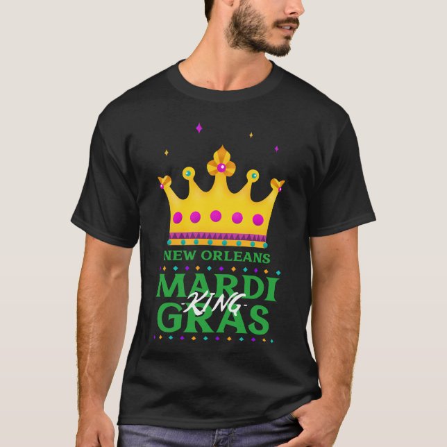 Camiseta New Orleans Mardi Gras King Shirt (Frente)