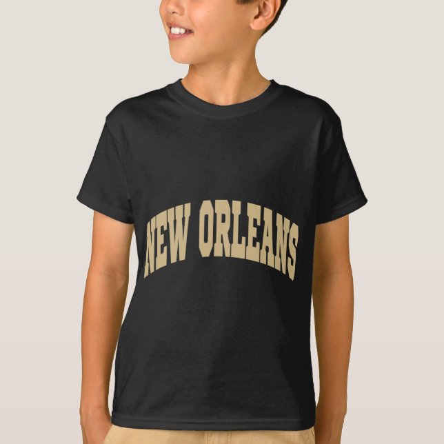 Camiseta New Orleans - Throwback Design - Clic  (Frente)