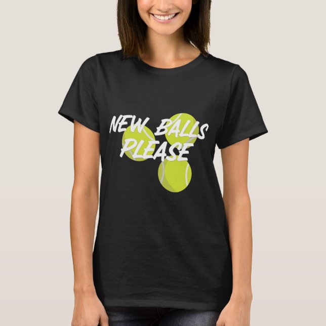 Camiseta New Please Funny Tennis  (Frente)