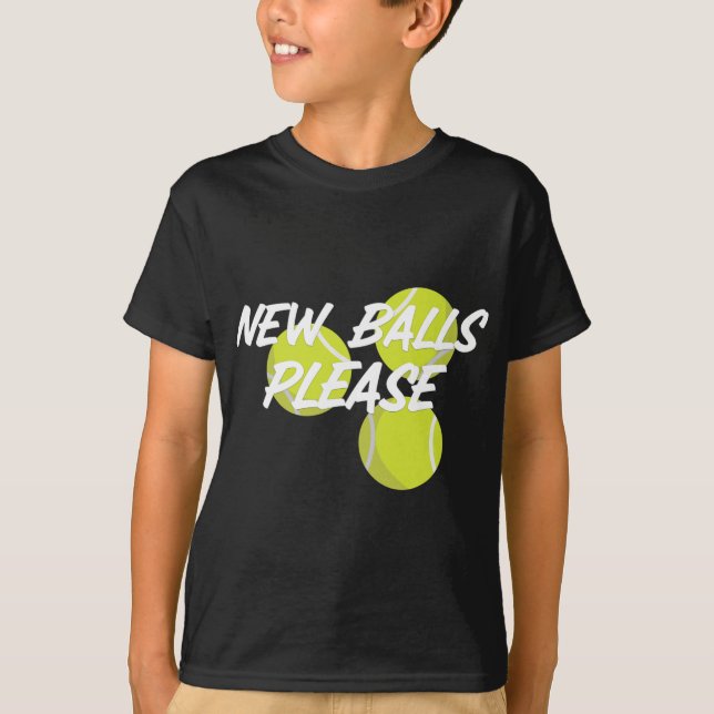 Camiseta New Please Funny Tennis  (Frente)