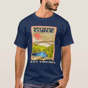 Camiseta New River Gorge National Park West Virginia Raftin