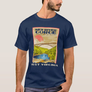 Camiseta New River Gorge National Park West Virginia Raftin