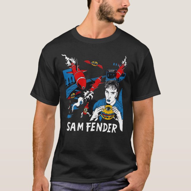 Camiseta New Sam Fender - HYPERSONIC Apparel For Fans Class (Frente)