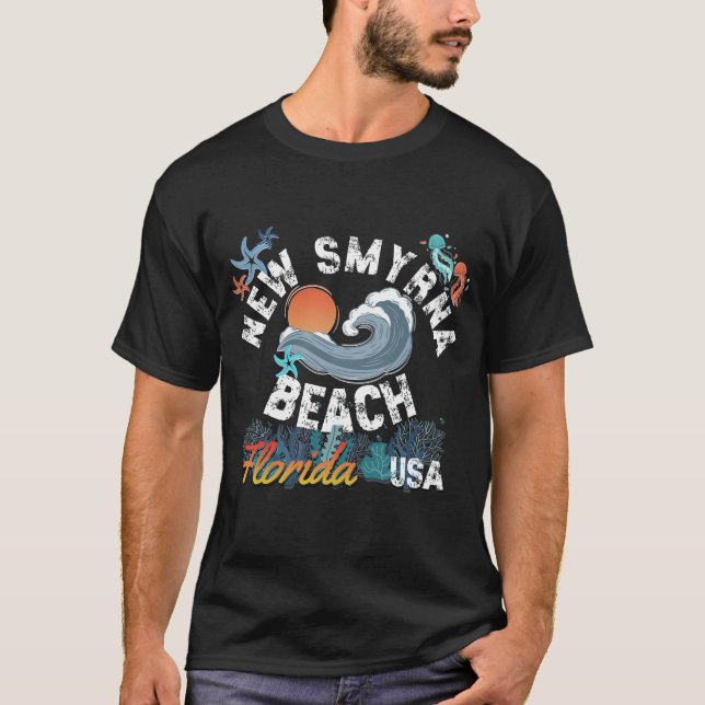 Camiseta New Smyrna Beach, Florida (Frente)