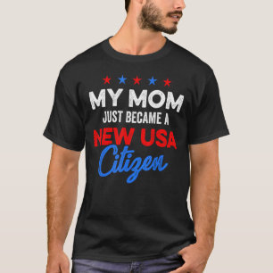 Camiseta New USA Citizen Mãe American Citizen 4 de julho