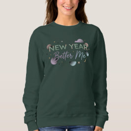 Camiseta New Year, Better Me Soft Pastel Motivational 