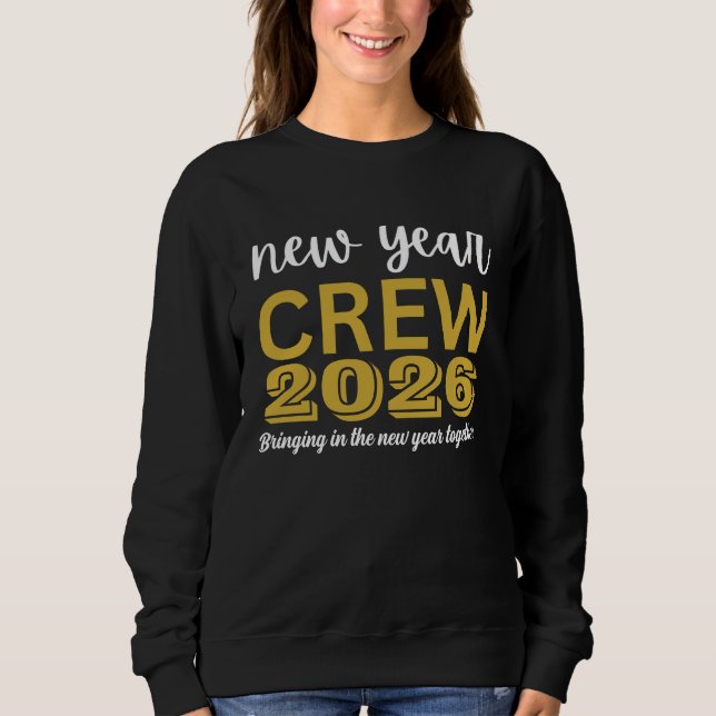 Camiseta New Year Crew 2026 (Frente)
