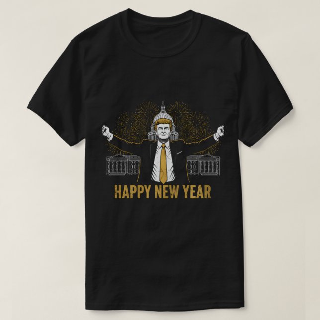 Camiseta New Year New America (Frente do Design)