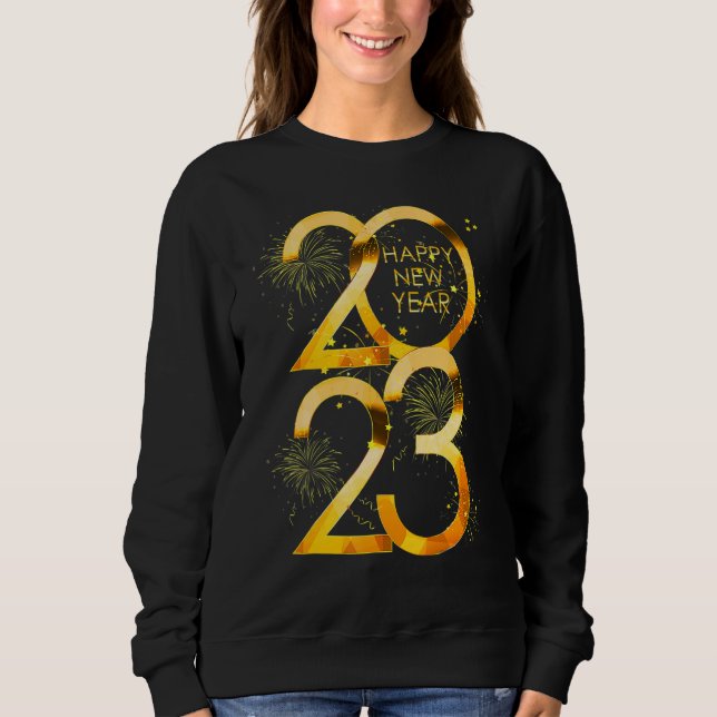 Camiseta New Years Eve Party Supplies 2023 Happy New Year 2 (Frente)