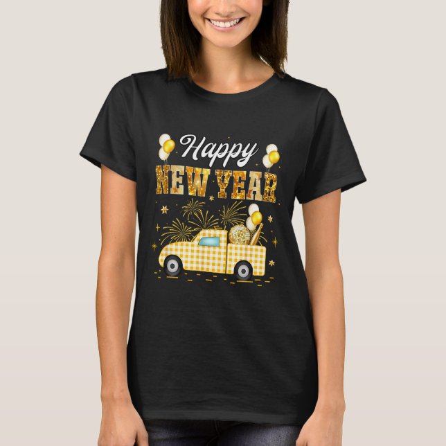 Camiseta New Years Eve Party Supplies 2026 Happy New Year T (Frente)