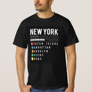 Camiseta New York 5 Boroughs