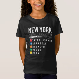Camiseta New York 5 Boroughs
